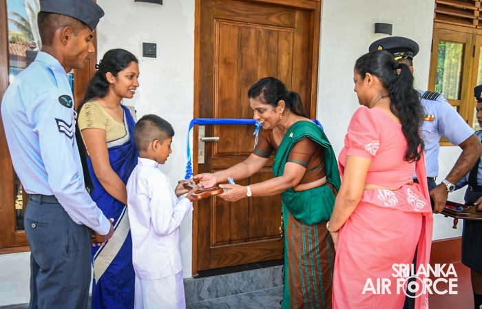 SLAF SEVA VANITHA UNIT CONDUCTS A HOUSEWARMING CEREMONY
