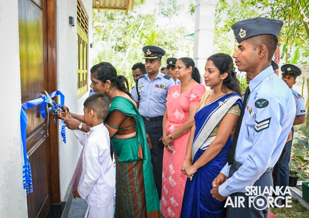 SLAF SEVA VANITHA UNIT CONDUCTS A HOUSEWARMING CEREMONY