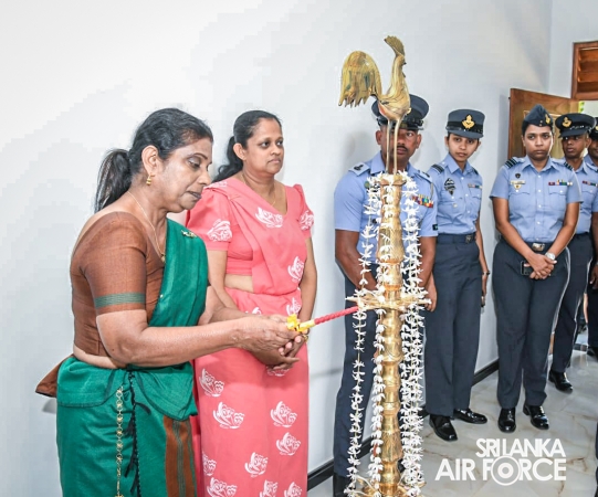SLAF SEVA VANITHA UNIT CONDUCTS A HOUSEWARMING CEREMONY