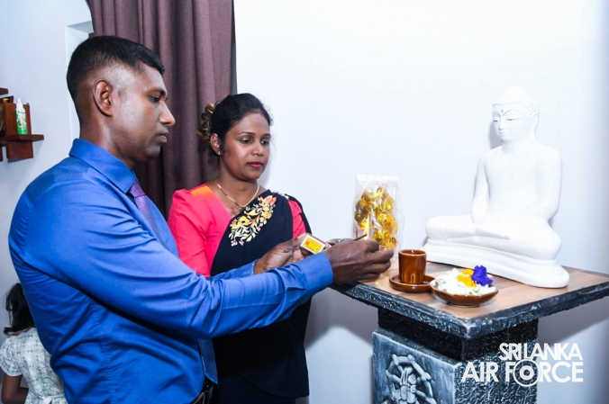 SLAF SEVA VANITHA UNIT CONDUCTS A HOUSE WARMING CEREMONY