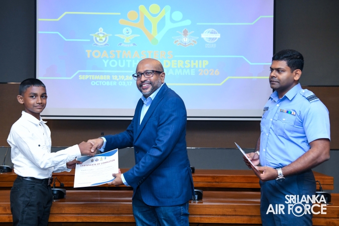 SRI LANKA AIR FORCE SEVA VANITHA UNIT CONCLUDES YOUTH LEADERSHIP PROGRAMME