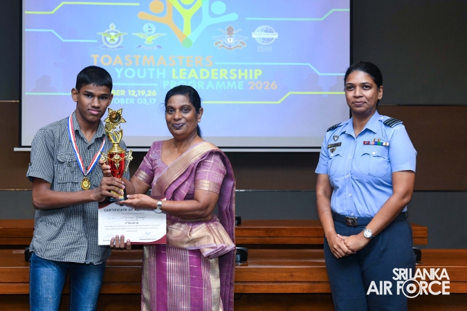 SRI LANKA AIR FORCE SEVA VANITHA UNIT CONCLUDES YOUTH LEADERSHIP PROGRAMME