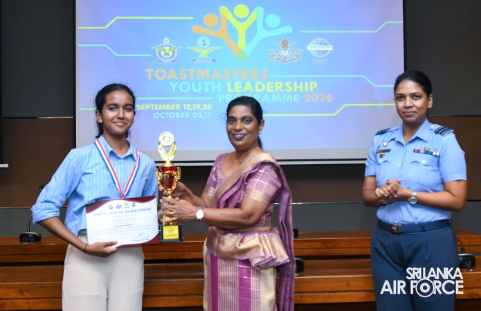SRI LANKA AIR FORCE SEVA VANITHA UNIT CONCLUDES YOUTH LEADERSHIP PROGRAMME