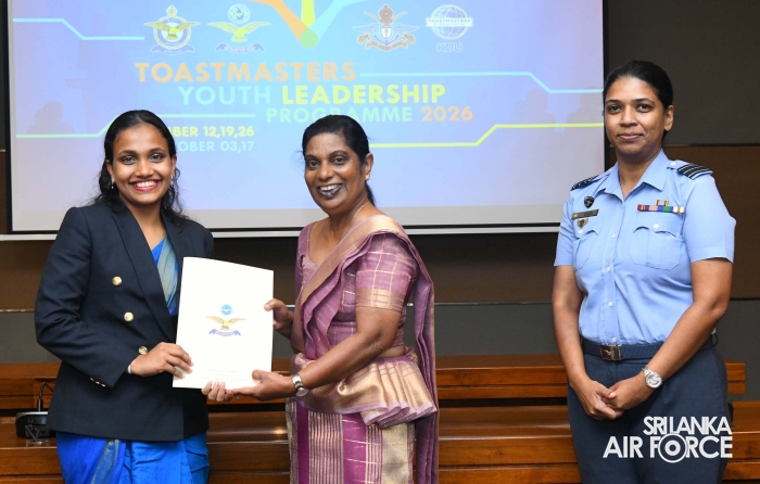 SRI LANKA AIR FORCE SEVA VANITHA UNIT CONCLUDES YOUTH LEADERSHIP PROGRAMME