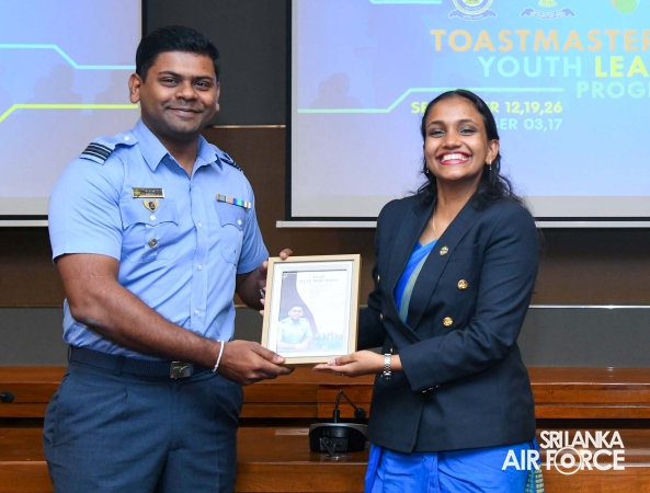 SRI LANKA AIR FORCE SEVA VANITHA UNIT CONCLUDES YOUTH LEADERSHIP PROGRAMME