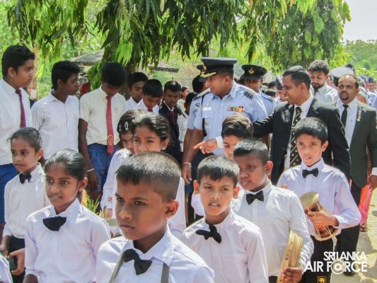SLAF STATION PALAVI CONDUCTS A SPECIAL RENOVATION PROJECT AT BALALLA SOBITHA VIDYALA, MAHO