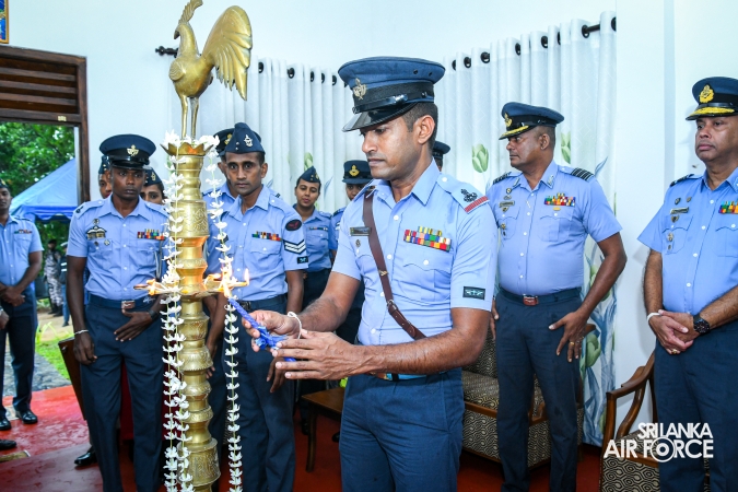 SLAF SEVA VANITHA UNIT CONDUCTS A HOUSE WARMING CEREMONY