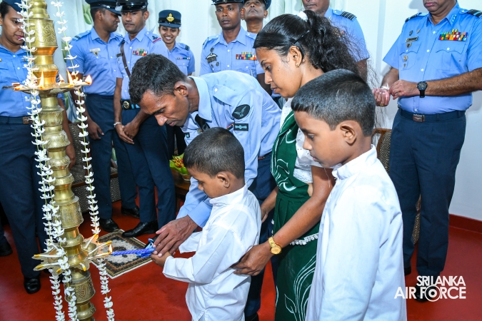 SLAF SEVA VANITHA UNIT CONDUCTS A HOUSE WARMING CEREMONY
