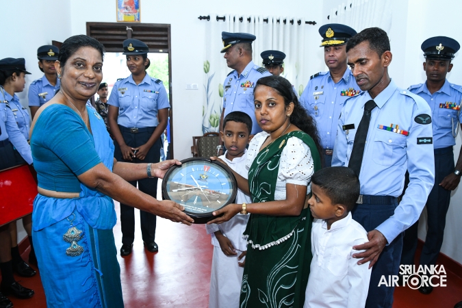 SLAF SEVA VANITHA UNIT CONDUCTS A HOUSE WARMING CEREMONY