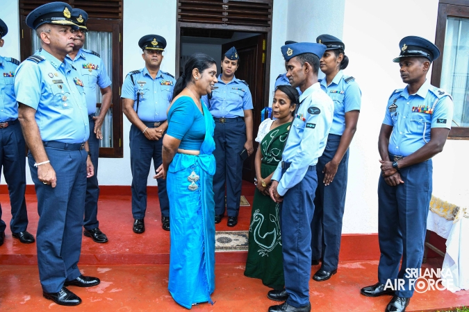 SLAF SEVA VANITHA UNIT CONDUCTS A HOUSE WARMING CEREMONY