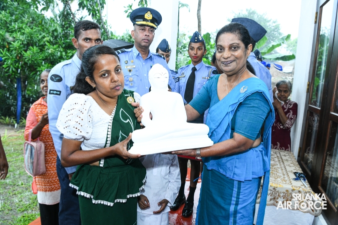 SLAF SEVA VANITHA UNIT CONDUCTS A HOUSE WARMING CEREMONY