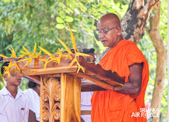 SLAF SEVA VANITHA UNIT SUPPORTS DESERVED STUDENTS OF SIRI SADAHAM PUBUDU DHAMMA SCHOOL IN DIMBULAGALA