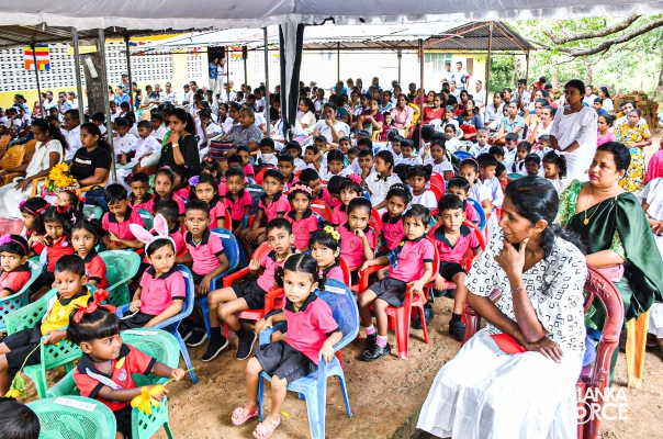 SLAF SEVA VANITHA UNIT SUPPORTS DESERVED STUDENTS OF SIRI SADAHAM PUBUDU DHAMMA SCHOOL IN DIMBULAGALA