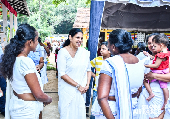 SLAF SEVA VANITHA UNIT SUPPORTS DESERVED STUDENTS OF SIRI SADAHAM PUBUDU DHAMMA SCHOOL IN DIMBULAGALA