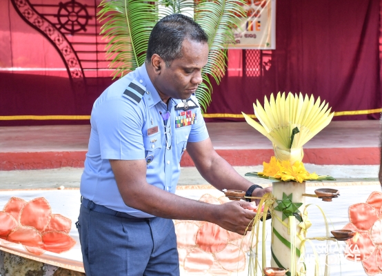 SLAF SEVA VANITHA UNIT SUPPORTS DESERVED STUDENTS OF SIRI SADAHAM PUBUDU DHAMMA SCHOOL IN DIMBULAGALA