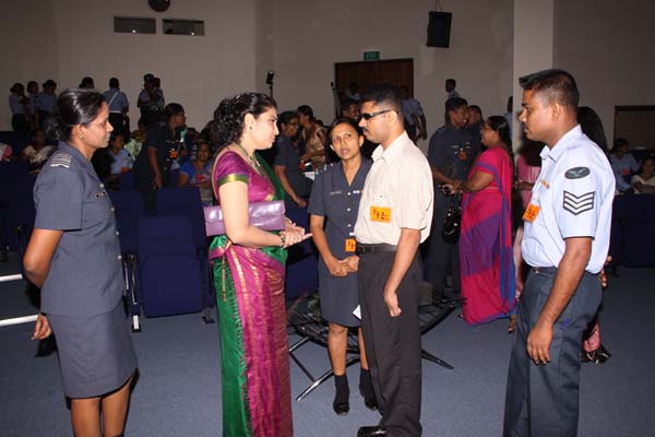 ගුවන් හමුදා සේවා වනිතා මහා සභා රැස්වීම සාර්ථකව පසුගියදා නිමවේ