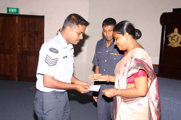 ගුවන් හමුදා සේවා වනිතා මහා සභා රැස්වීම සාර්ථකව පසුගියදා නිමවේ