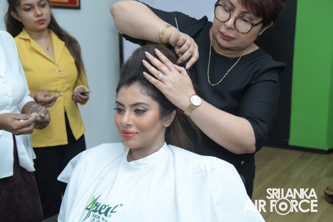 RENOWNED BEAUTICIAN CHANDANI BANDARA CONDUCTS SPECIAL BRIDAL STYLING WORKSHOP FOR SLAF BEAUTICIANS