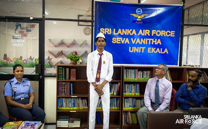 SEVA VANITHA UNIT OF SLAF TRADE TRAINING SCHOOL EKALA CONDUCTS BOOK DONATION PROGRAMME