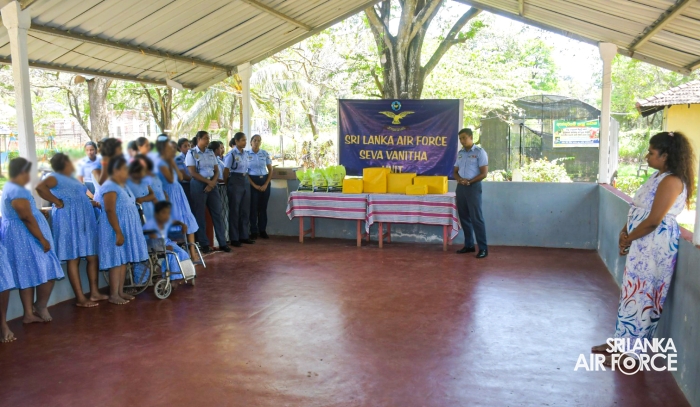 SEVA VANITHA UNIT SLAF BASE VAVUNIYA CONDUCTS DONATION PROGRAMME AT “SATHUTU” CHILD HOME