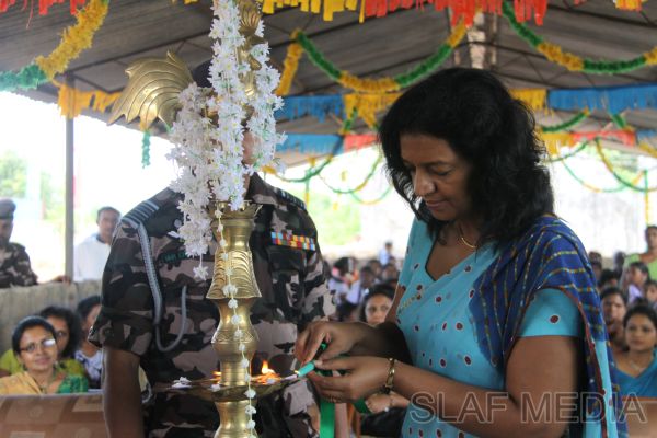 SLAF Seva Vanitha Unit Conducts Community Welfare Project at 'Awwenagar Vidyalaya'