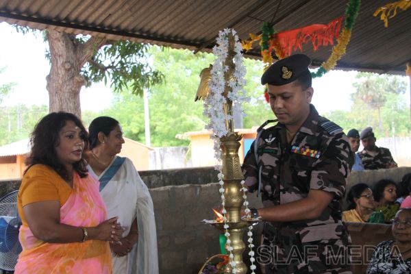 SLAF Seva Vanitha Unit Conducts Community Welfare Project at 'Awwenagar Vidyalaya'