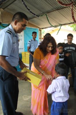 SLAF Seva Vanitha Unit Conducts Community Welfare Project at 'Awwenagar Vidyalaya'