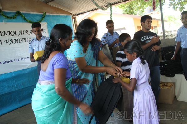 SLAF Seva Vanitha Unit Conducts Community Welfare Project at 'Awwenagar Vidyalaya'