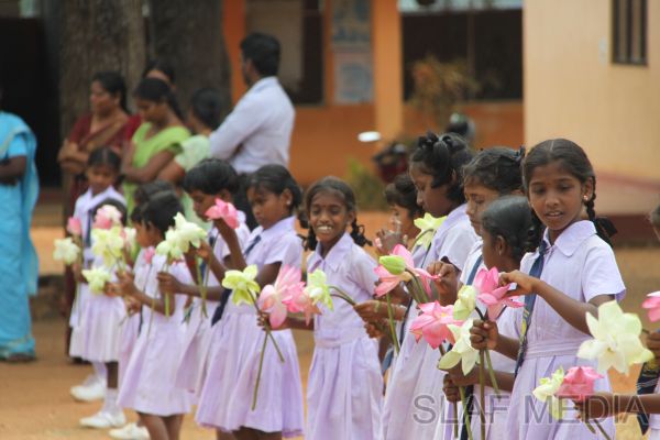 SLAF Seva Vanitha Unit Conducts Community Welfare Project at 'Awwenagar Vidyalaya'