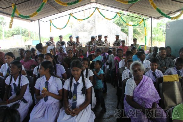 SLAF Seva Vanitha Unit Conducts Community Welfare Project at 'Awwenagar Vidyalaya'