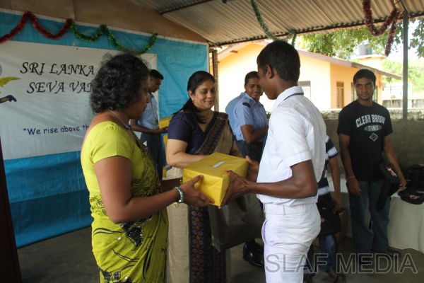 SLAF Seva Vanitha Unit Conducts Community Welfare Project at 'Awwenagar Vidyalaya'
