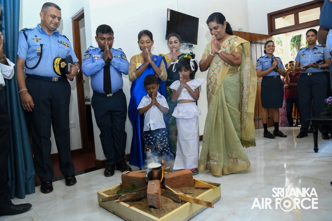 SLAF SEVA VANITHA UNIT CONDUCTS A HOUSE WARMING CEREMONY