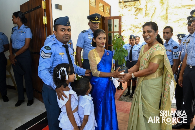 SLAF SEVA VANITHA UNIT CONDUCTS A HOUSE WARMING CEREMONY
