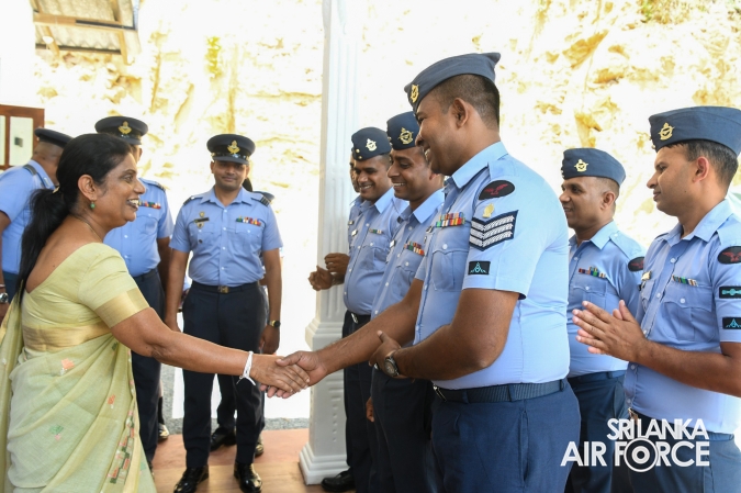 SLAF SEVA VANITHA UNIT CONDUCTS A HOUSE WARMING CEREMONY