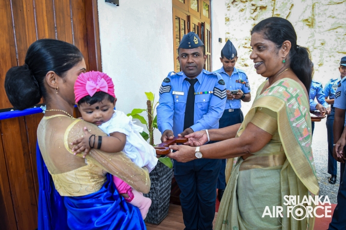 SLAF SEVA VANITHA UNIT CONDUCTS A HOUSE WARMING CEREMONY