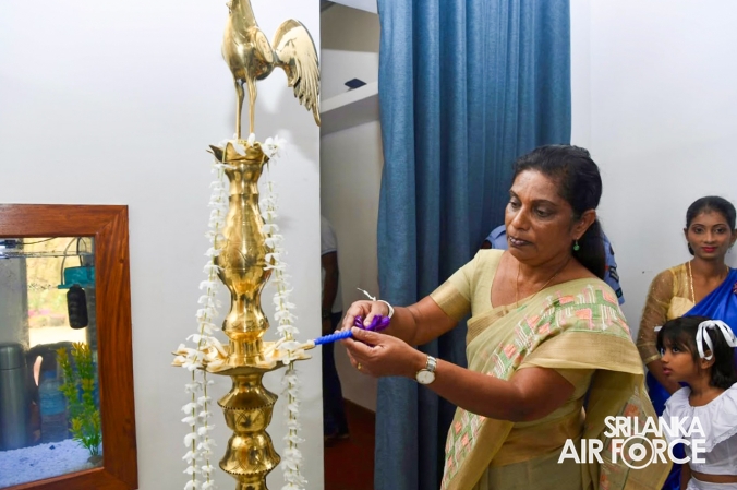 SLAF SEVA VANITHA UNIT CONDUCTS A HOUSE WARMING CEREMONY
