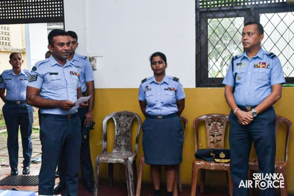 SEVA VANITHA UNIT SLAF STATION SRI JAYEWARDENEPURA EXTENDS HELPING HANDS TO GANGODAVILA BALIKA NIWASA DELKANDA