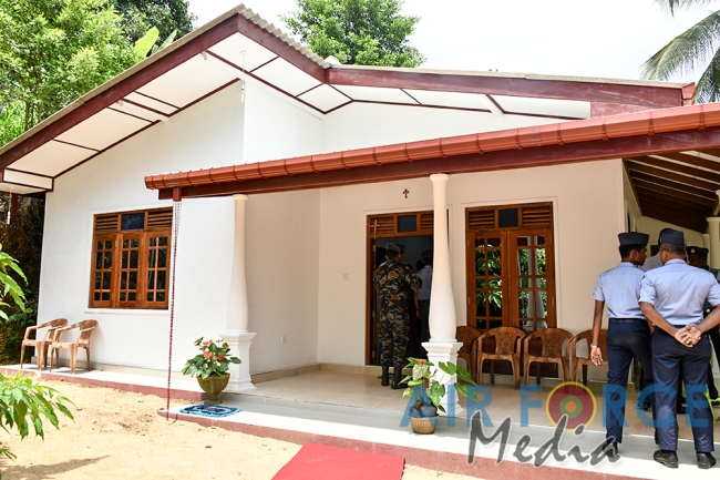 1st
House Under the Half Constructed Housing Project Completed