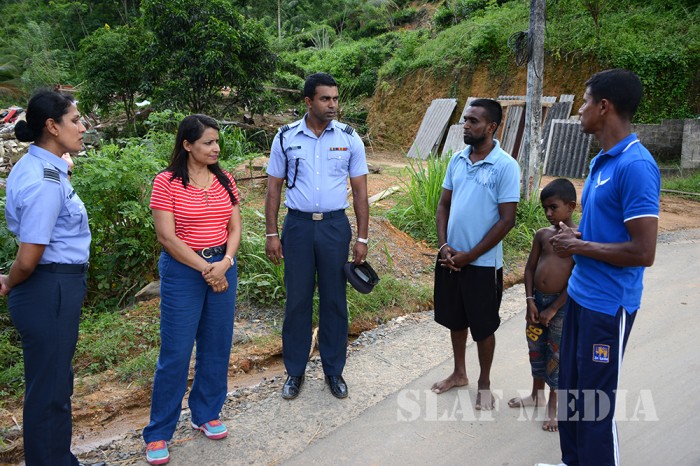 SLAF Seva Vanitha Unit Distributes Flood Relief Goods