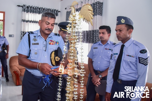 SLAF SEVA VANITHA UNIT CONDUCTS A HOUSEWARMING CEREMONY