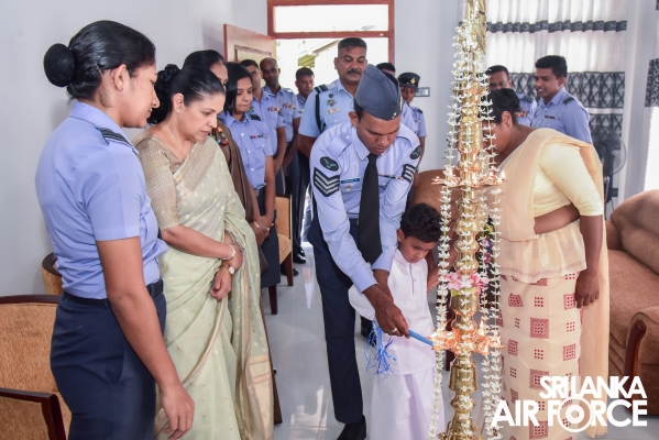SLAF SEVA VANITHA UNIT CONDUCTS A HOUSEWARMING CEREMONY