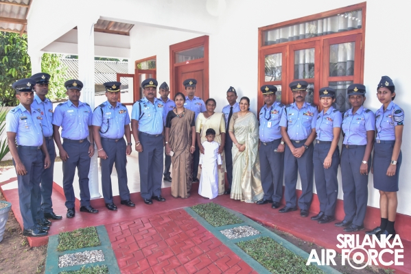 SLAF SEVA VANITHA UNIT CONDUCTS A HOUSEWARMING CEREMONY
