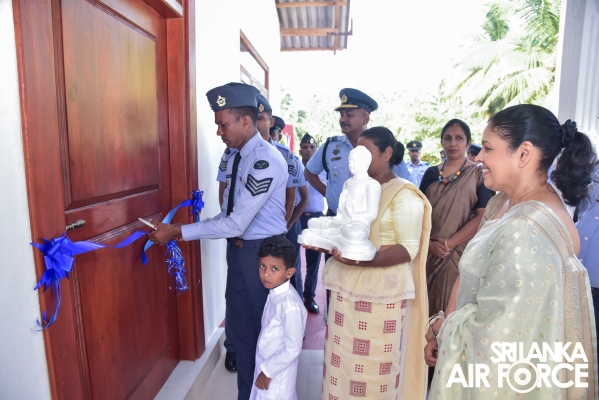 SLAF SEVA VANITHA UNIT CONDUCTS A HOUSEWARMING CEREMONY