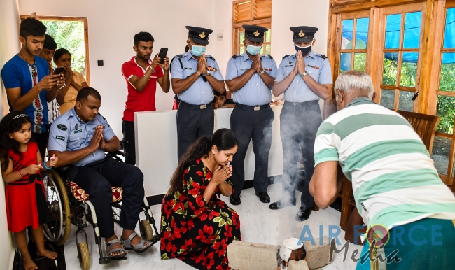 SLAF Seva Vanitha Unit Conducts a House Warming Ceremonies
