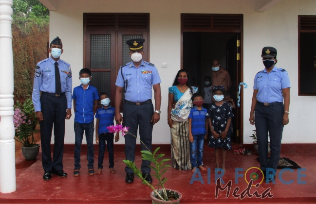 SLAF Seva Vanitha Unit Conducts a House Warming Ceremony