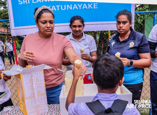 SEVA VANITHA UNIT OF SLAF BASE KATUNAYAKE CONDUCTS SHRAMADANA CAMPAIGN AND HEALTH AWARENESS PROGRAMME