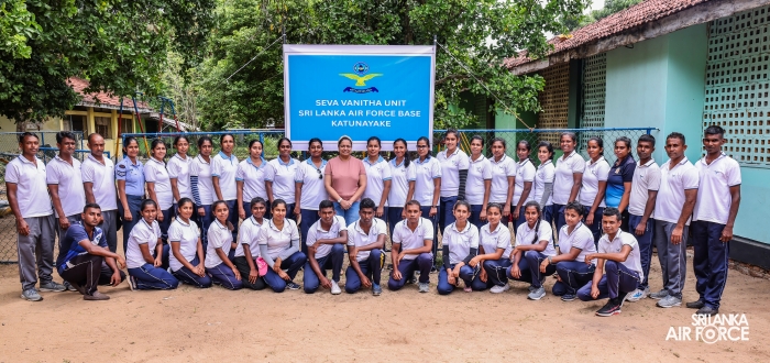 SEVA VANITHA UNIT OF SLAF BASE KATUNAYAKE CONDUCTS SHRAMADANA CAMPAIGN AND HEALTH AWARENESS PROGRAMME