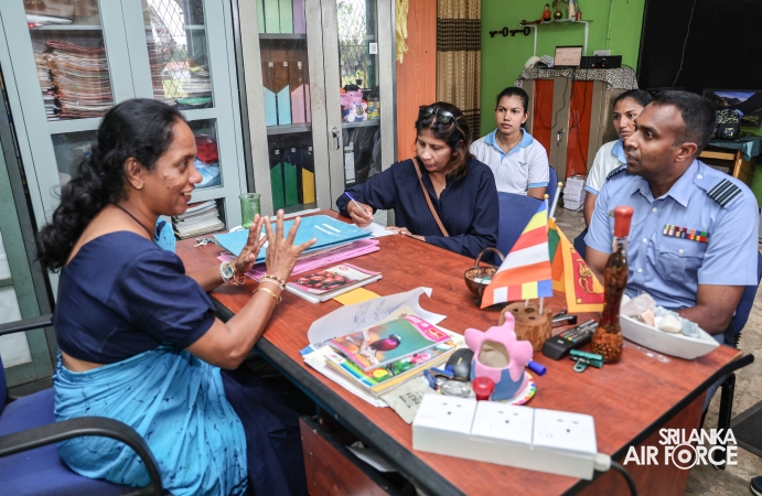 SEVA VANITHA UNIT OF SLAF BASE KATUNAYAKE CONDUCTS SHRAMADANA CAMPAIGN AND HEALTH AWARENESS PROGRAMME