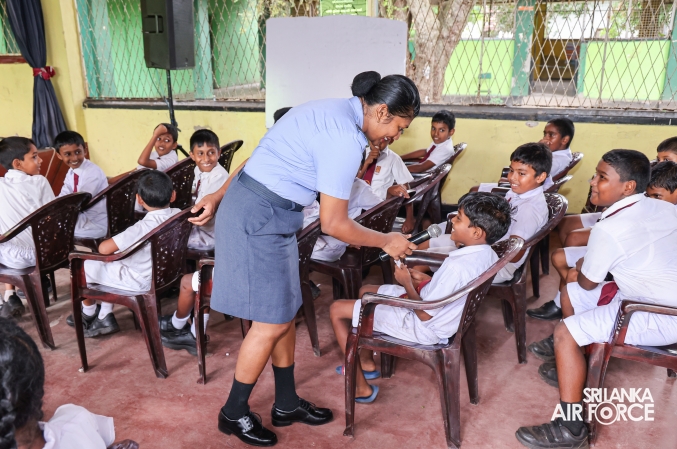 SEVA VANITHA UNIT OF SLAF BASE KATUNAYAKE CONDUCTS SHRAMADANA CAMPAIGN AND HEALTH AWARENESS PROGRAMME
