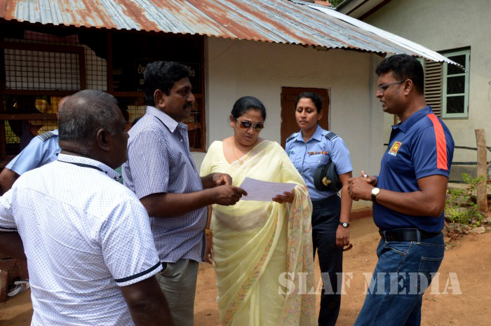 Seva Vanitha Chairperson Assists To SLAF Needy Personnel